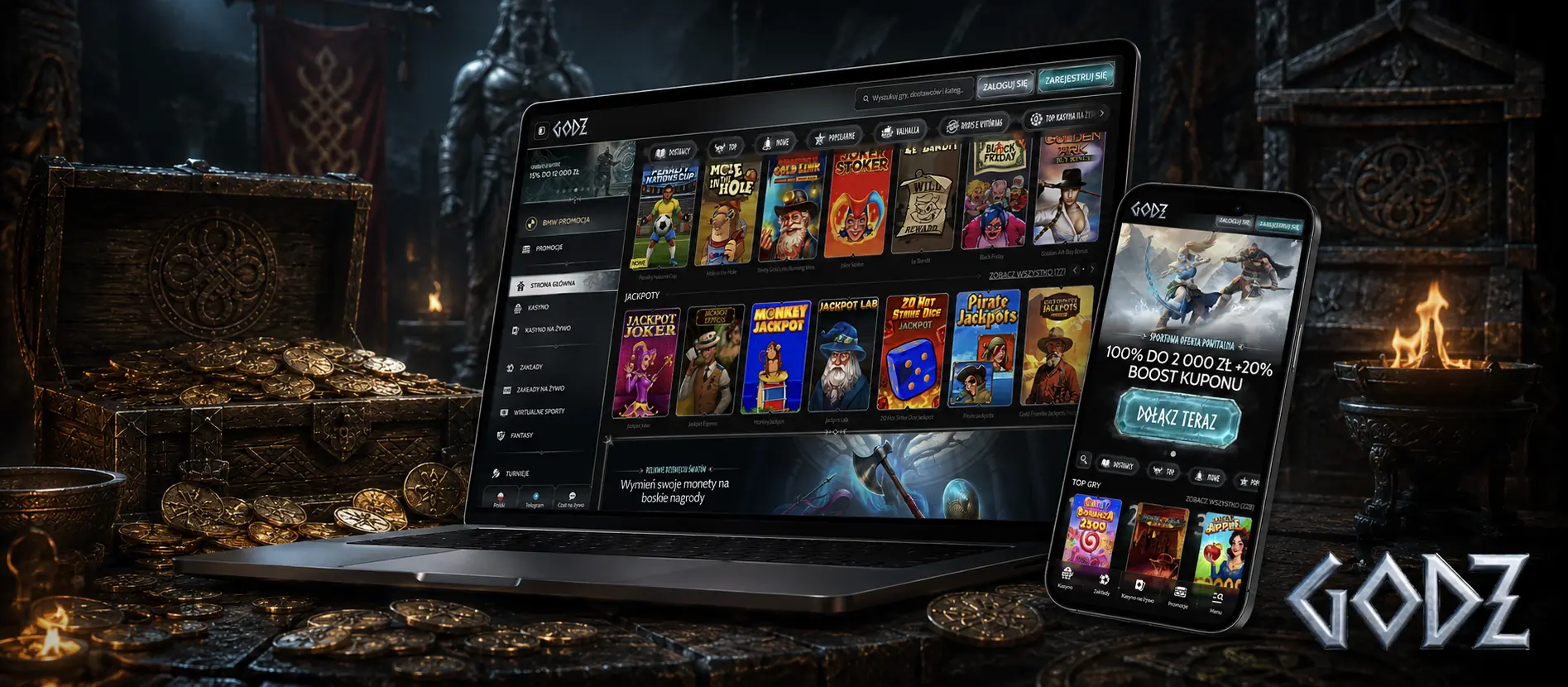 Rejestracja i logowanie w Godz Casino